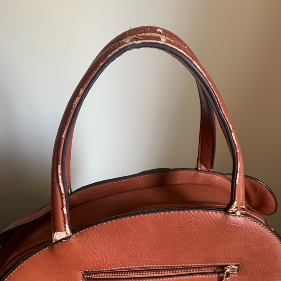 Unique Pig Handbag with Brown & Orange Tones - Picture 6 of 10